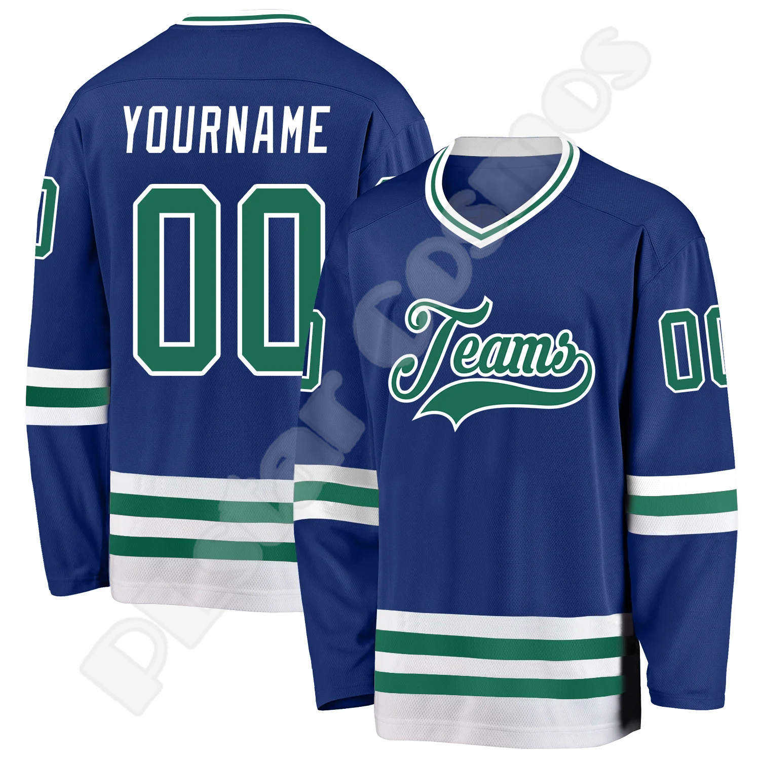 Hockey Jersey Custom Name Team - 3D Printing Logo บทวิจารณ์และราคา