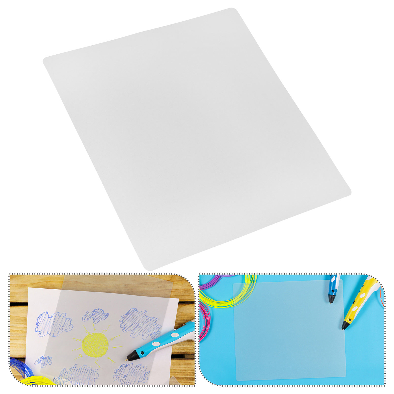 12Pcs Transparent 3D Drawing M - 3D Printing Templates Free บทวิจารณ์และราคา