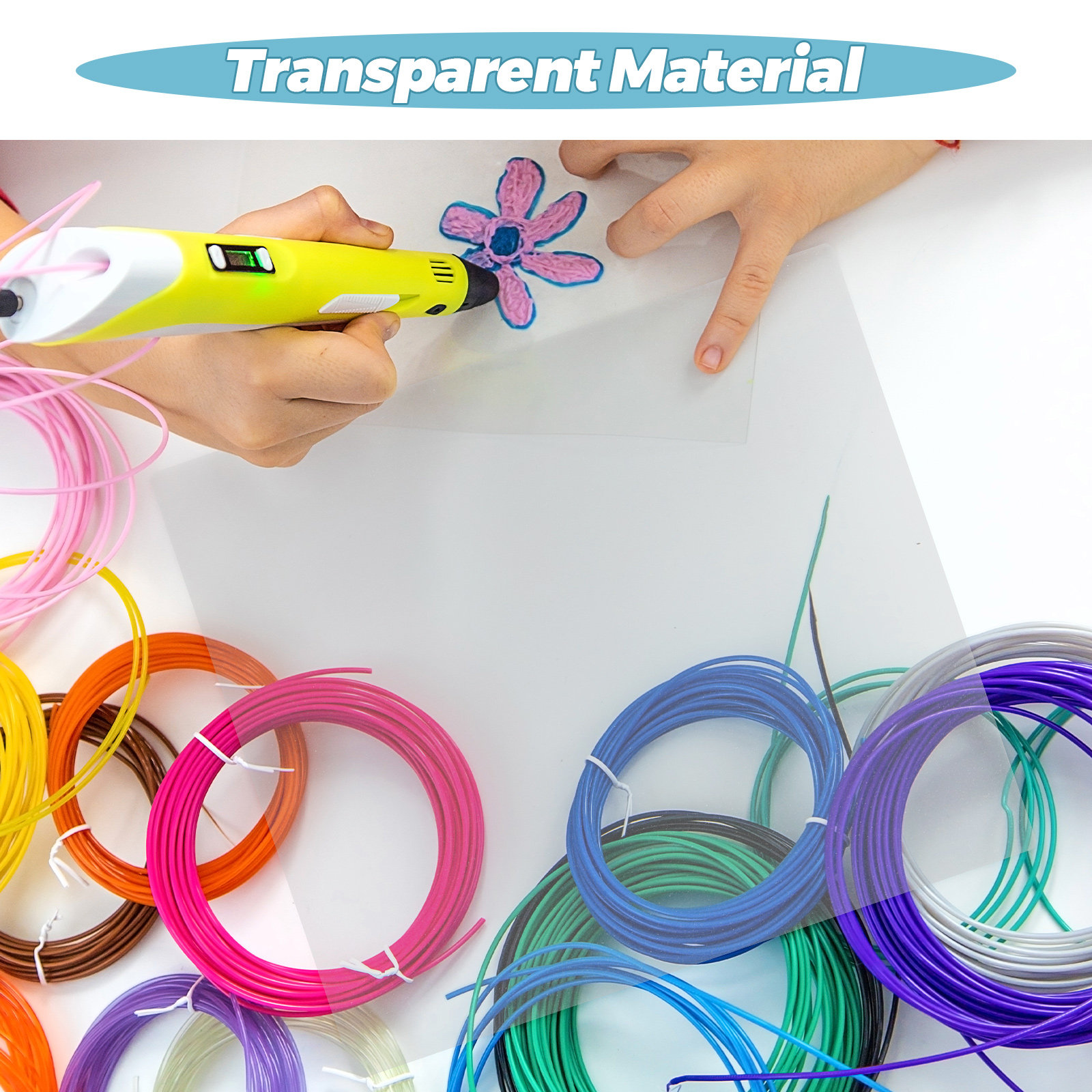 12Pcs Transparent 3D Drawing M - 3D Printing Templates Free บทวิจารณ์และราคา