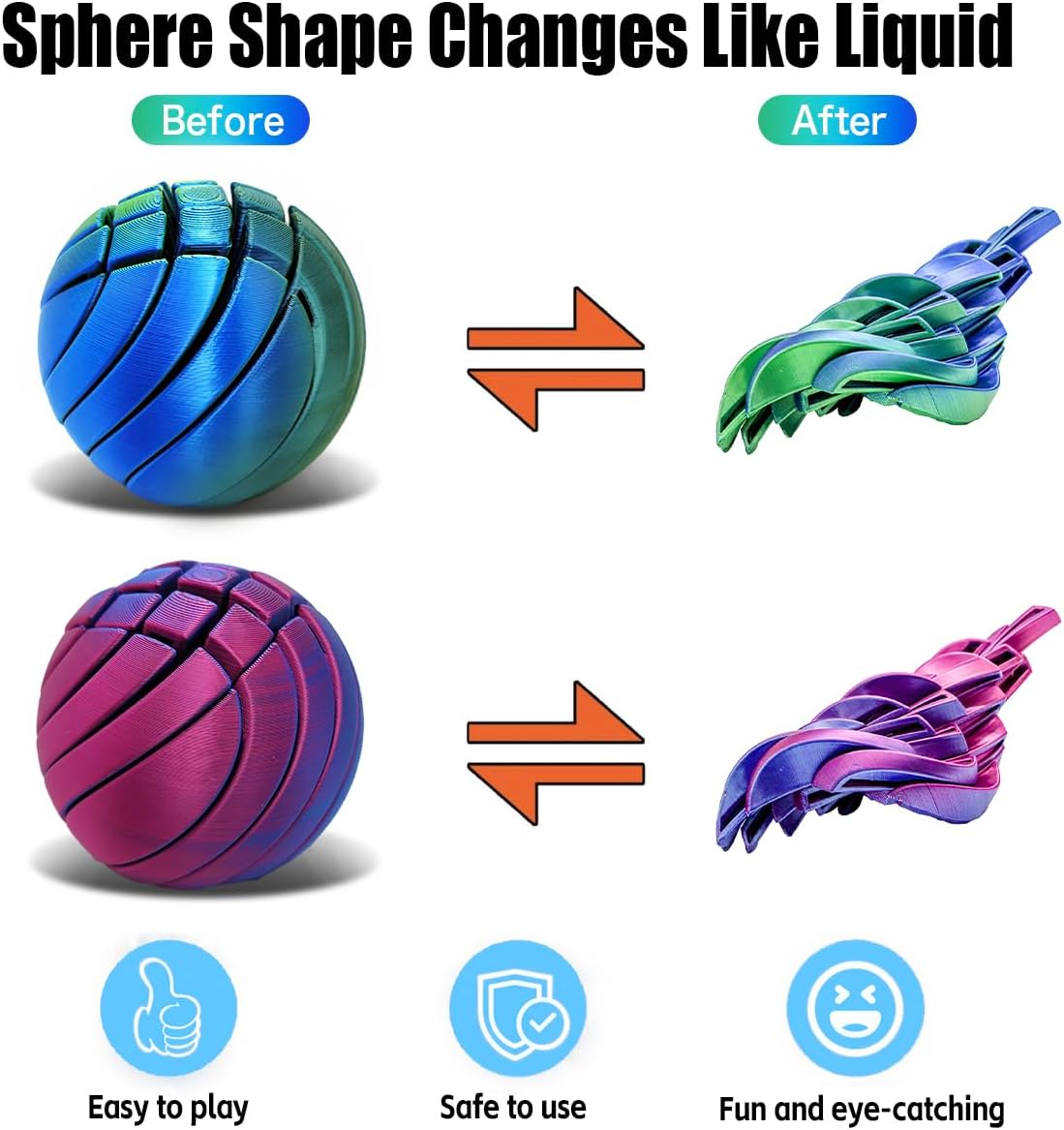 Slime Ball Fidget Toy 3D Print - 3D Printing Liquid บทวิจารณ์และราคา