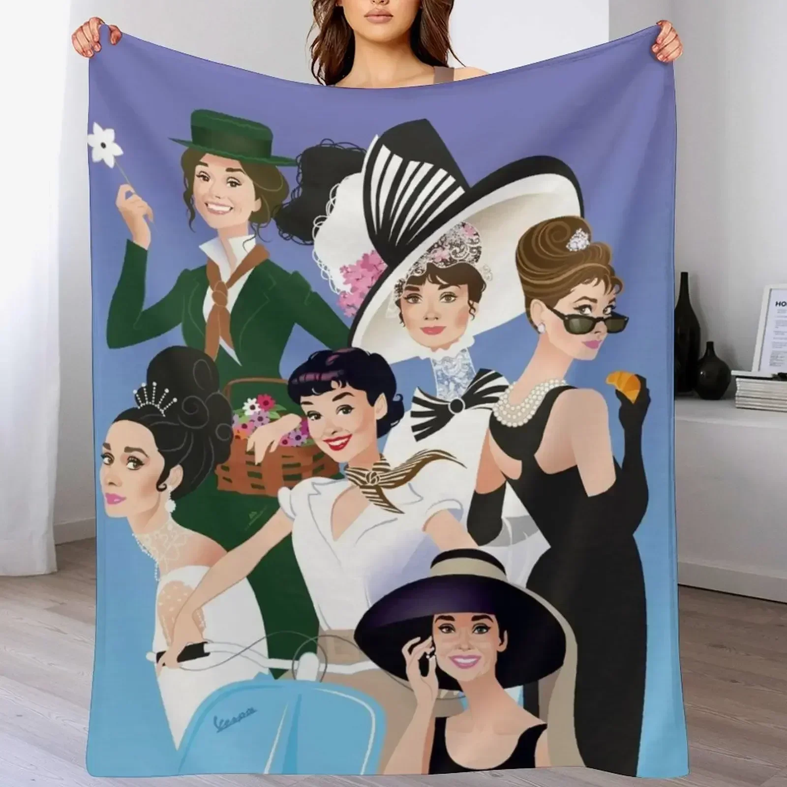 Style Icon Throw Blanket Multi - 3D Printing Icon บทวิจารณ์และราคา