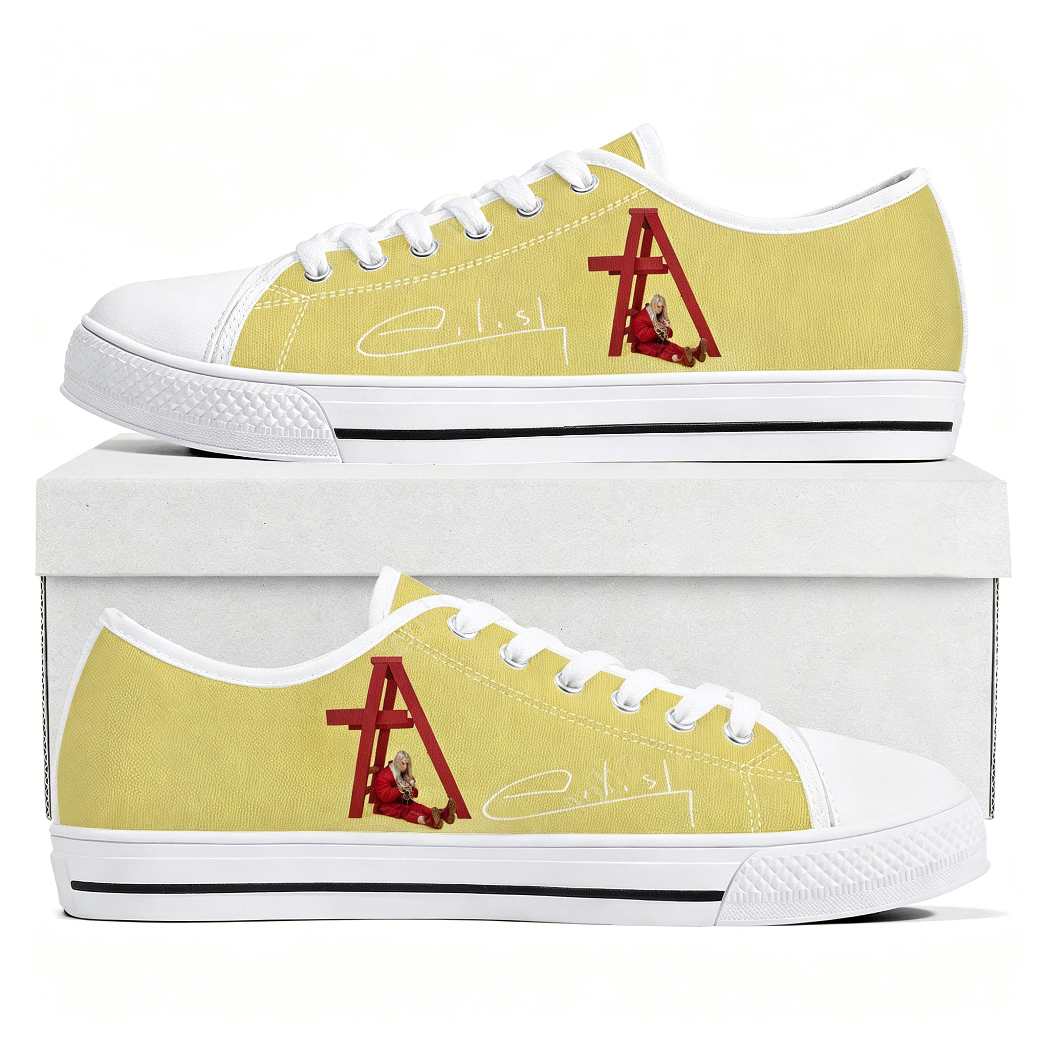 Billie Eilish Low Top Sneakers - 3D Printing Quality บทวิจารณ์และราคา