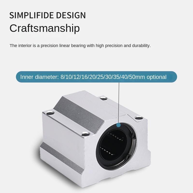 1/4PCS Box Type SCS6UU SCS8UU  - 3D Printing Deck Box บทวิจารณ์และราคา
