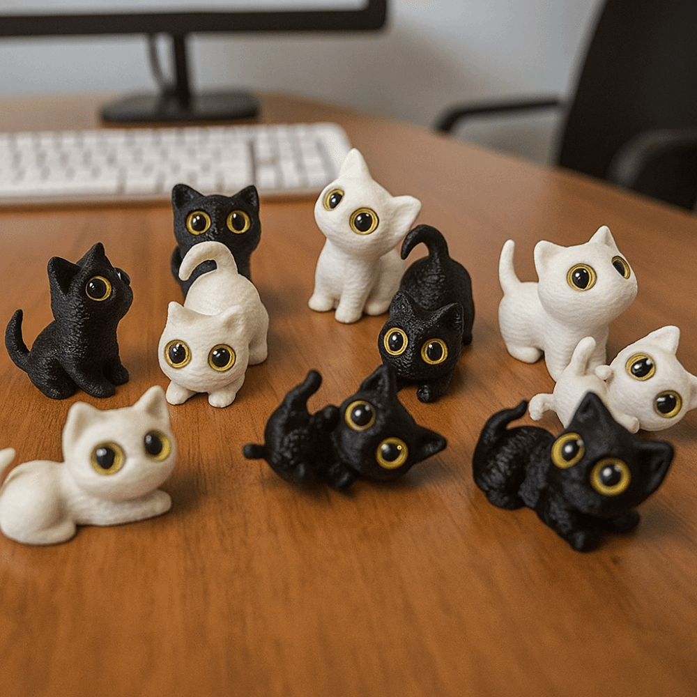PLA Halloween Cat Anime Figure - 3D Printing Liquid บทวิจารณ์และราคา