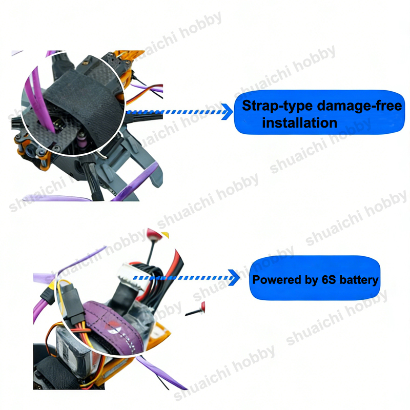 1PCS FPV Strap-Type Thrower Ai - 3D Printing Uav บทวิจารณ์และราคา