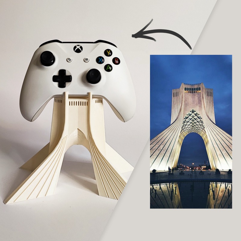 Controller Holder Customized A - 3D Printing Xbox Controller Holder บทวิจารณ์และราคา