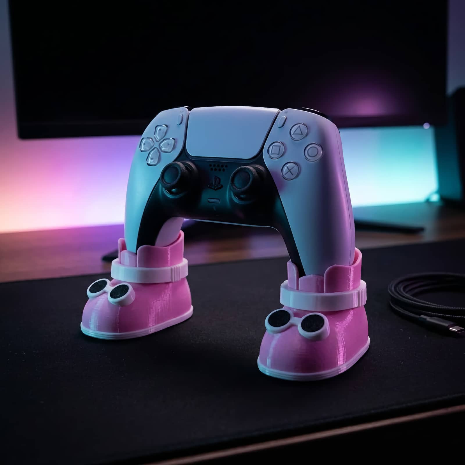 3D Printed Cute Pink Shoes Con - 3D Printing Xbox Controller Holder บทวิจารณ์และราคา
