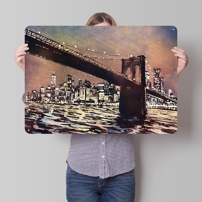 Brooklyn Bridge NYC Artwor 3D  - 3D Printing Nyc บทวิจารณ์และราคา