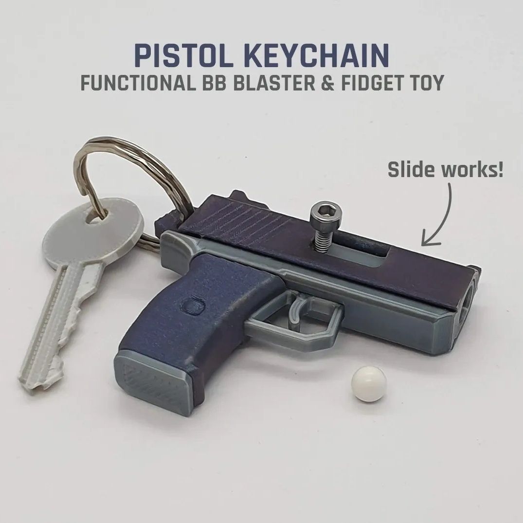 3D Printed Mini Model Gun Keyc - 3D Printing Vendors บทวิจารณ์และราคา