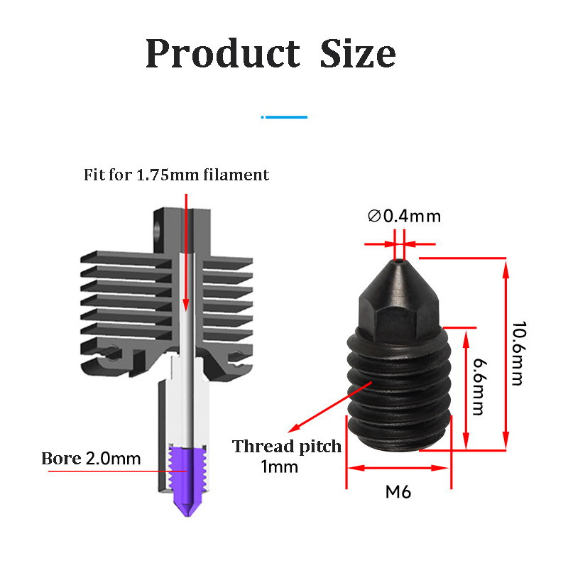 3D Printer Hotend Kit For Bamb - 3D Printing X1 Carbon บทวิจารณ์และราคา