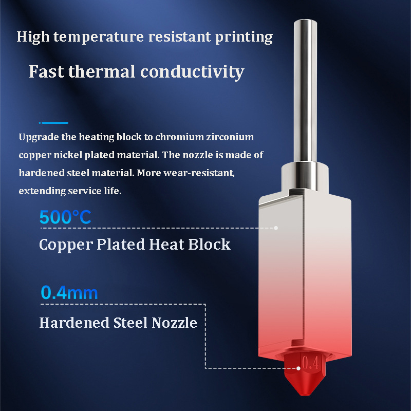 3D Printer Hotend Kit For Bamb - 3D Printing X1 Carbon บทวิจารณ์และราคา