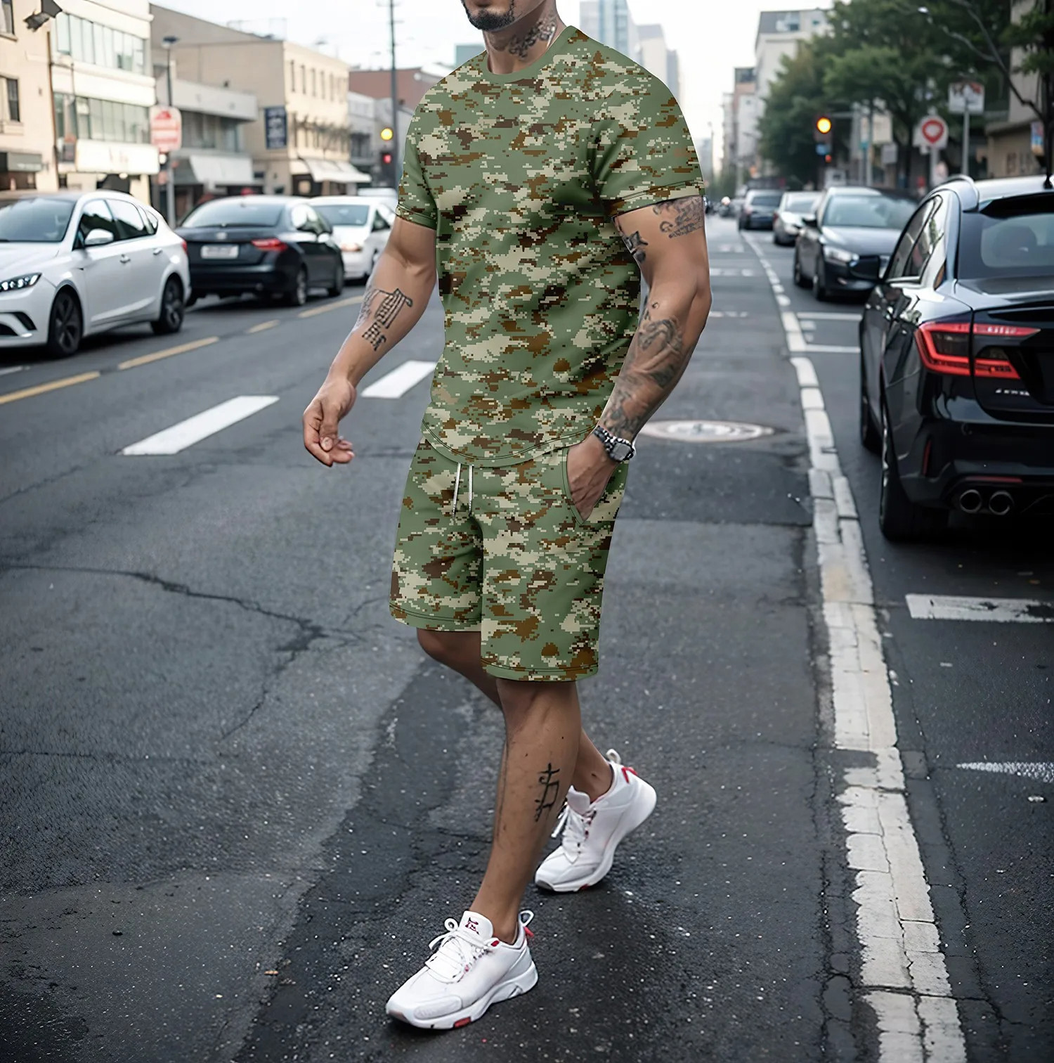 Camouflage Outdoor Tracksuits  - 3D Printing Services บทวิจารณ์และราคา