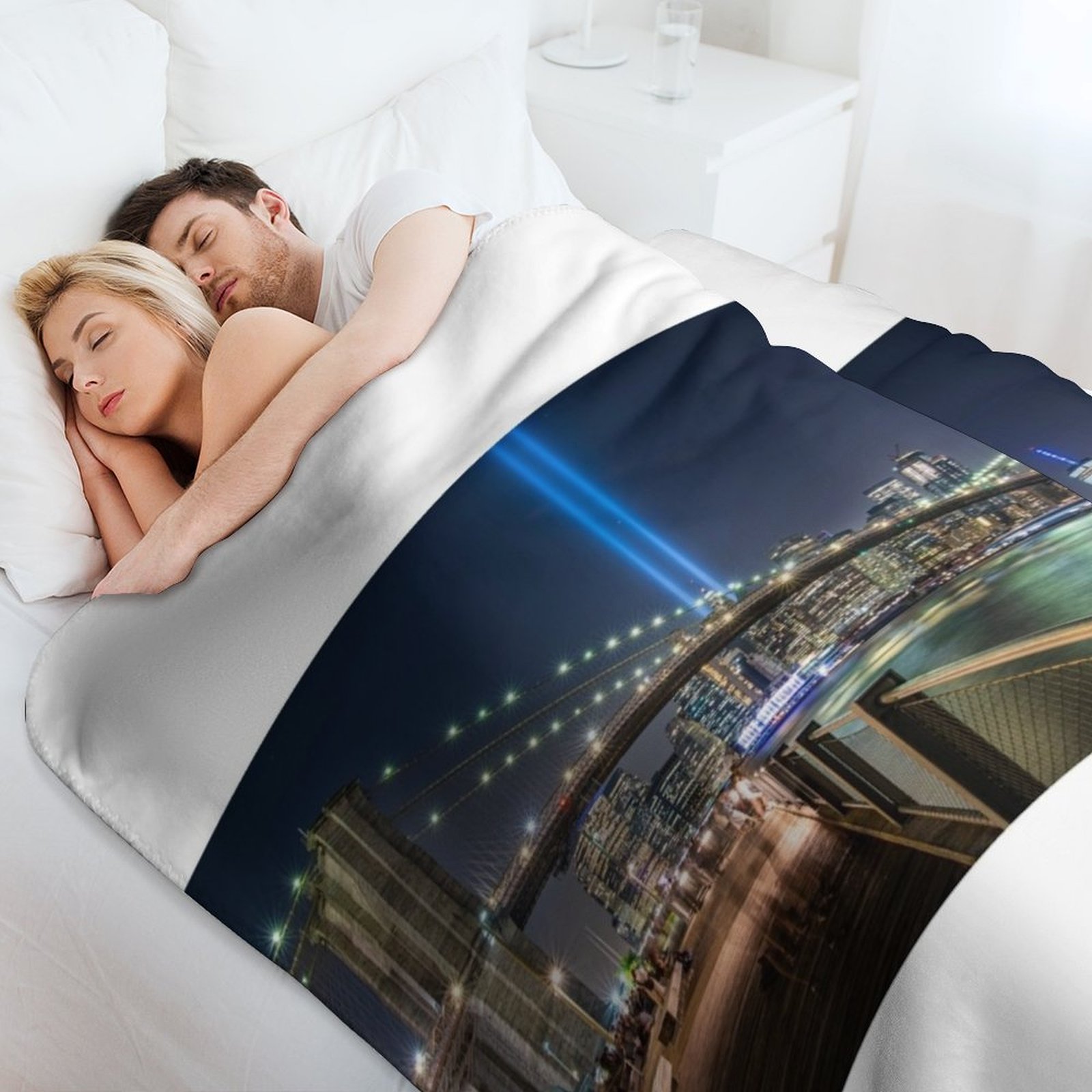NYC 9/11 Throw Blanket Cozy Mi - 3D Printing Nyc บทวิจารณ์และราคา