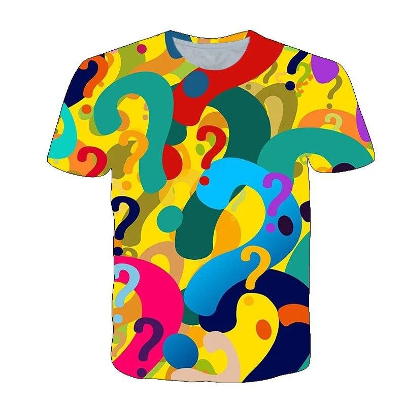 Fun Question Mark T Shirt For  - 3D Printing Questions บทวิจารณ์และราคา