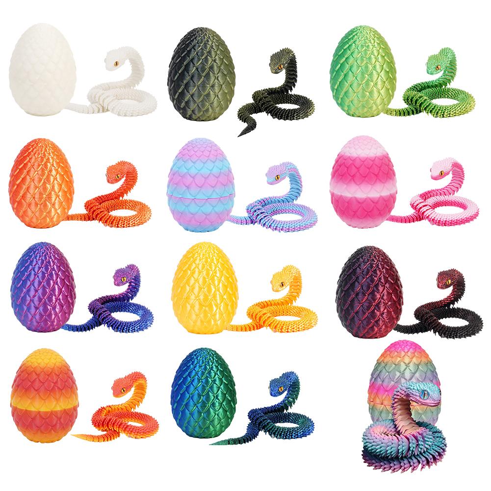 3D Printed Cool Snake Dragon E - 3D Printing Egg บทวิจารณ์และราคา