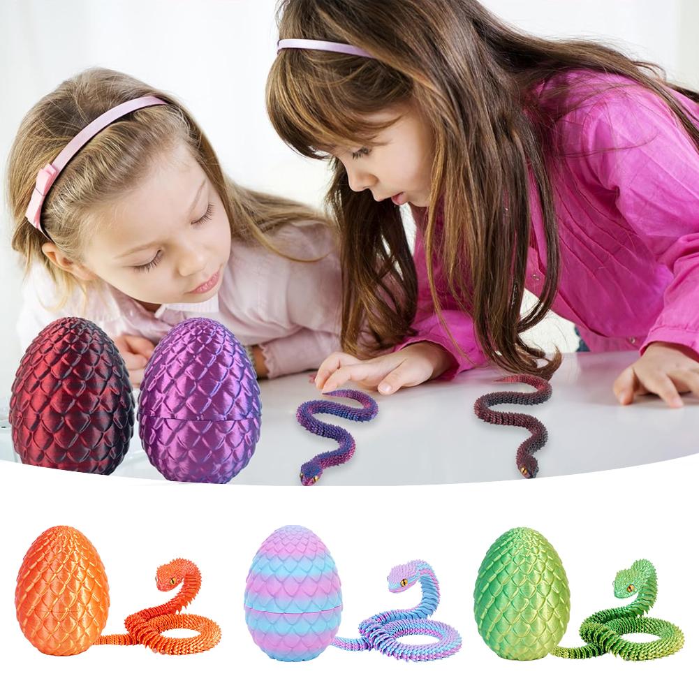 3D Printed Cool Snake Dragon E - 3D Printing Egg บทวิจารณ์และราคา