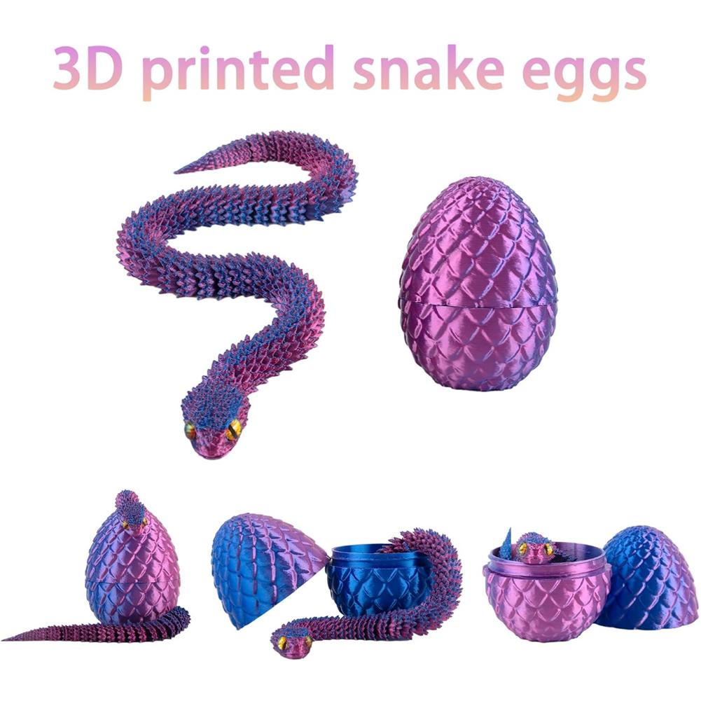 3D Printed Cool Snake Dragon E - 3D Printing Egg บทวิจารณ์และราคา