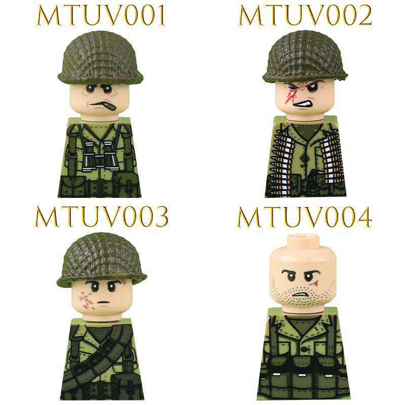 WW2 Soviet Soldier Figures Bui - 3D Printing Lego Bricks บทวิจารณ์และราคา
