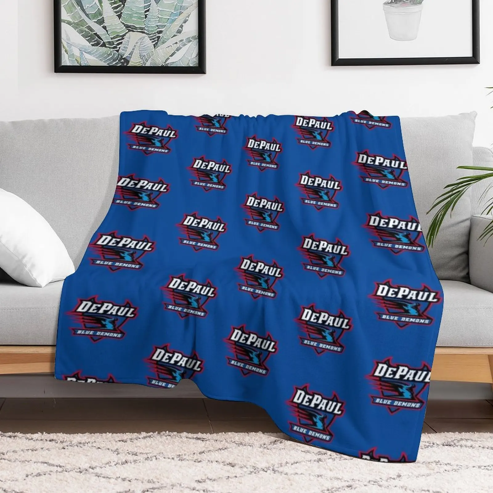 The DePaul Icon Throw Blanket  - 3D Printing Icon บทวิจารณ์และราคา