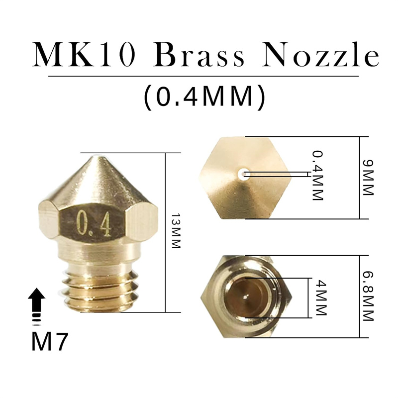 25pcs MK10 Nozzles 0.4mm 3D Pr - 3D Printing Deck Box บทวิจารณ์และราคา