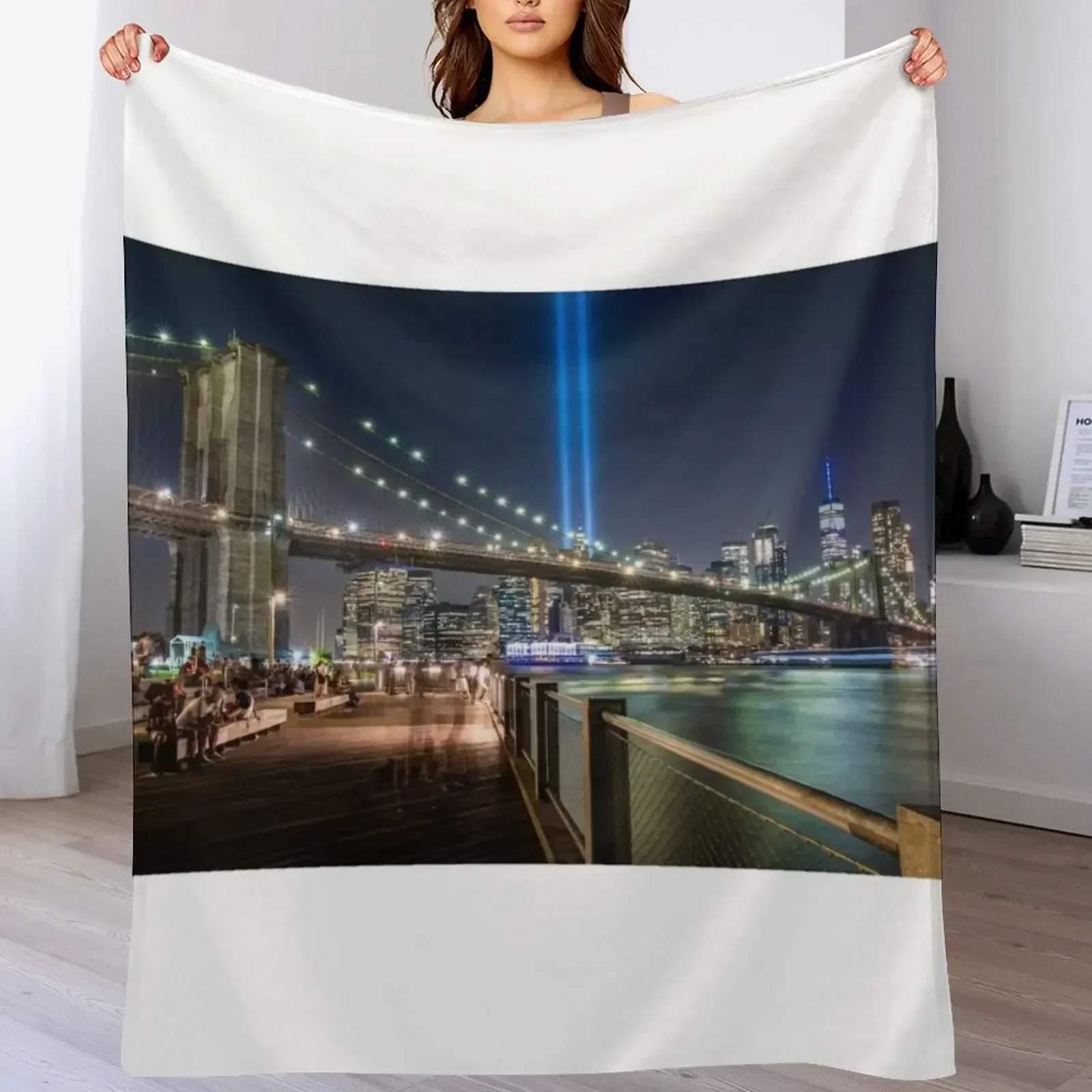 NYC 9/11 Throw Blanket Flannel - 3D Printing Nyc บทวิจารณ์และราคา