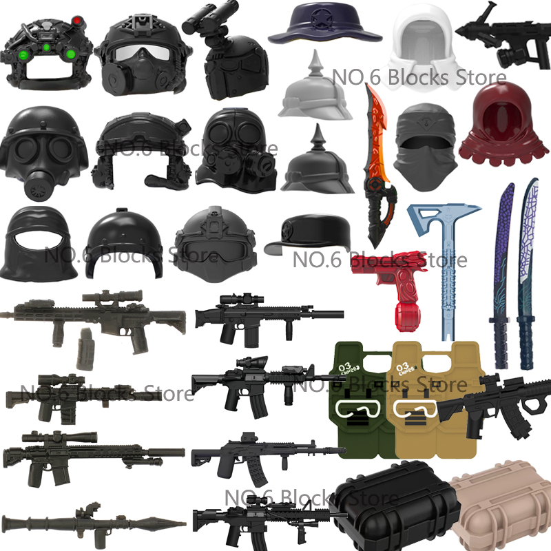 Military Figure Accessory Buil - 3D Printing Lego Bricks บทวิจารณ์และราคา
