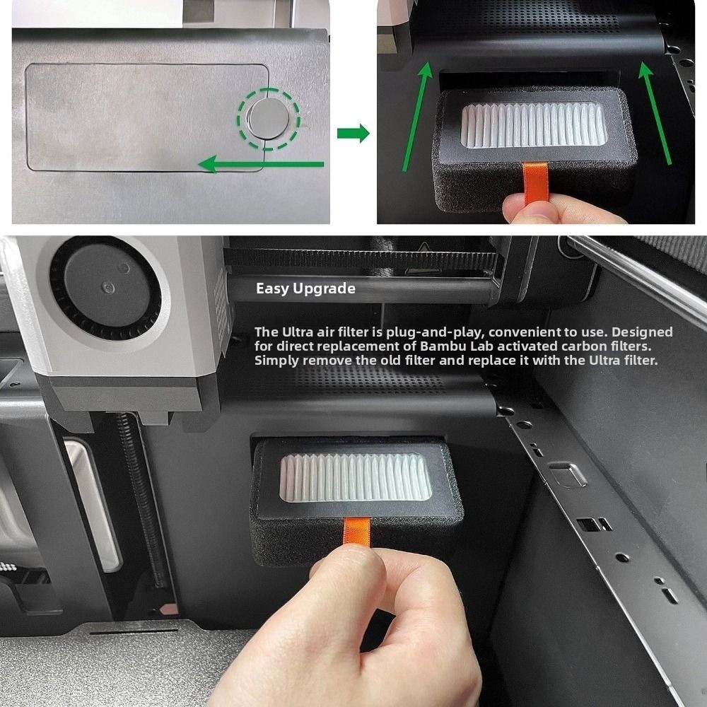 Replacement HEPA 13 + Activate - 3D Printing X1 Carbon บทวิจารณ์และราคา