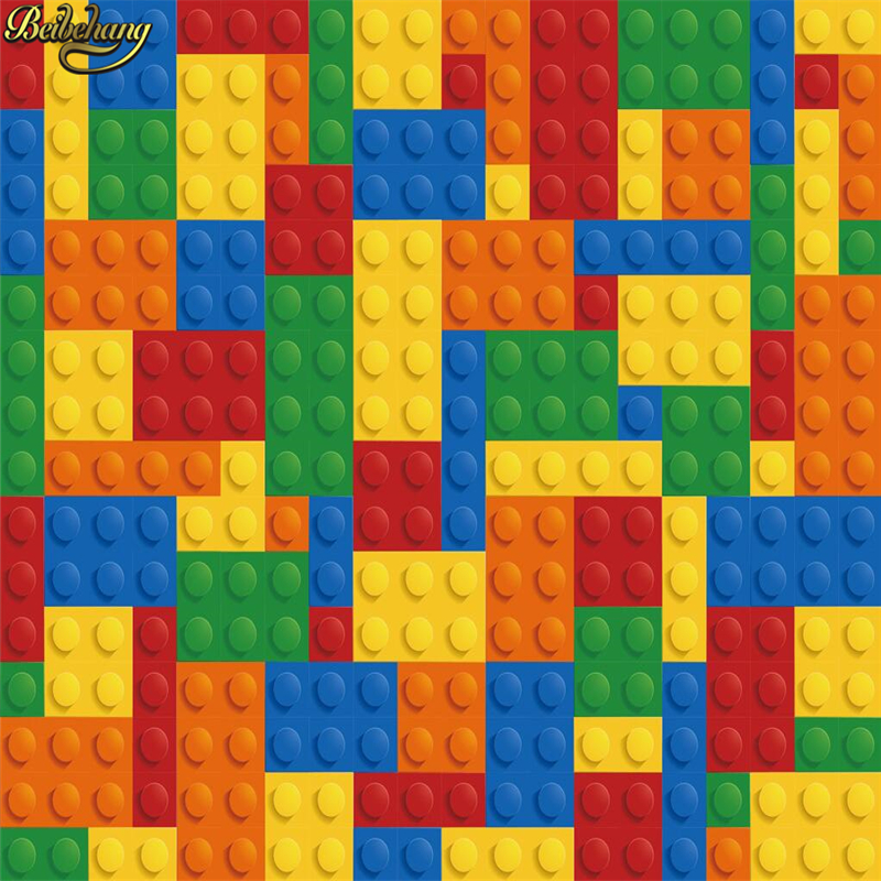 beibehang Custom Photo Wallpap - 3D Printing Lego Bricks บทวิจารณ์และราคา