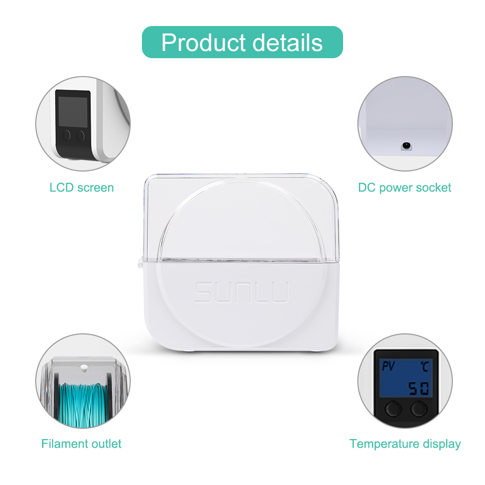 SUNLU Filament Dryer S1 Plus B - 3D Printing Deck Box บทวิจารณ์และราคา