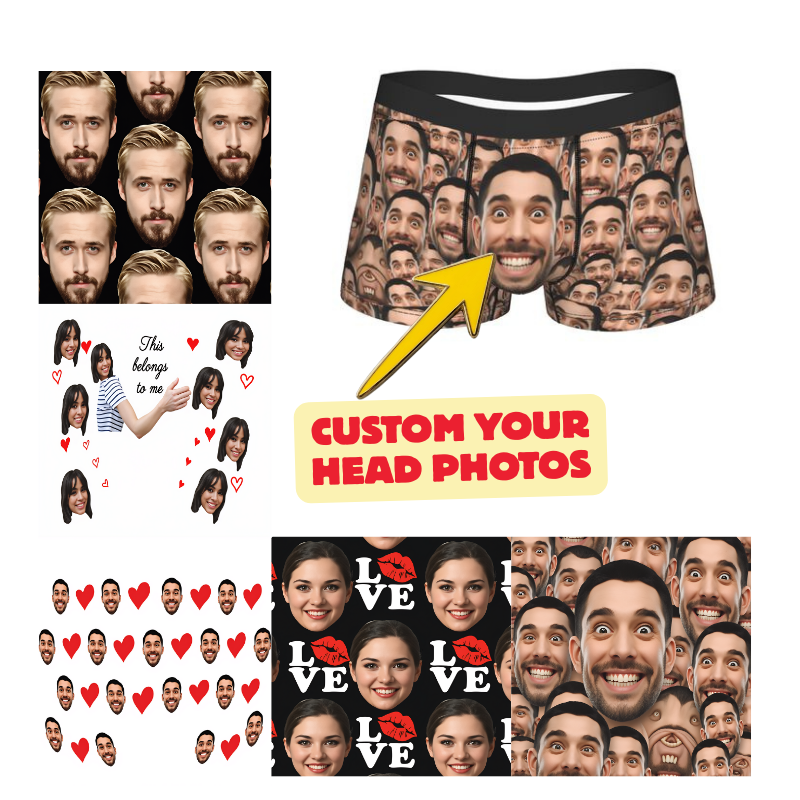 Custom Your Head Boxershorts   - 3D Printing Quality บทวิจารณ์และราคา