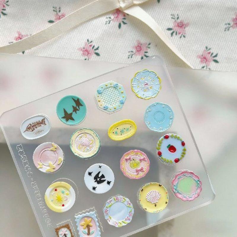 3D Embossed Nail Art Silicone  - 3D Printing Templates Free บทวิจารณ์และราคา