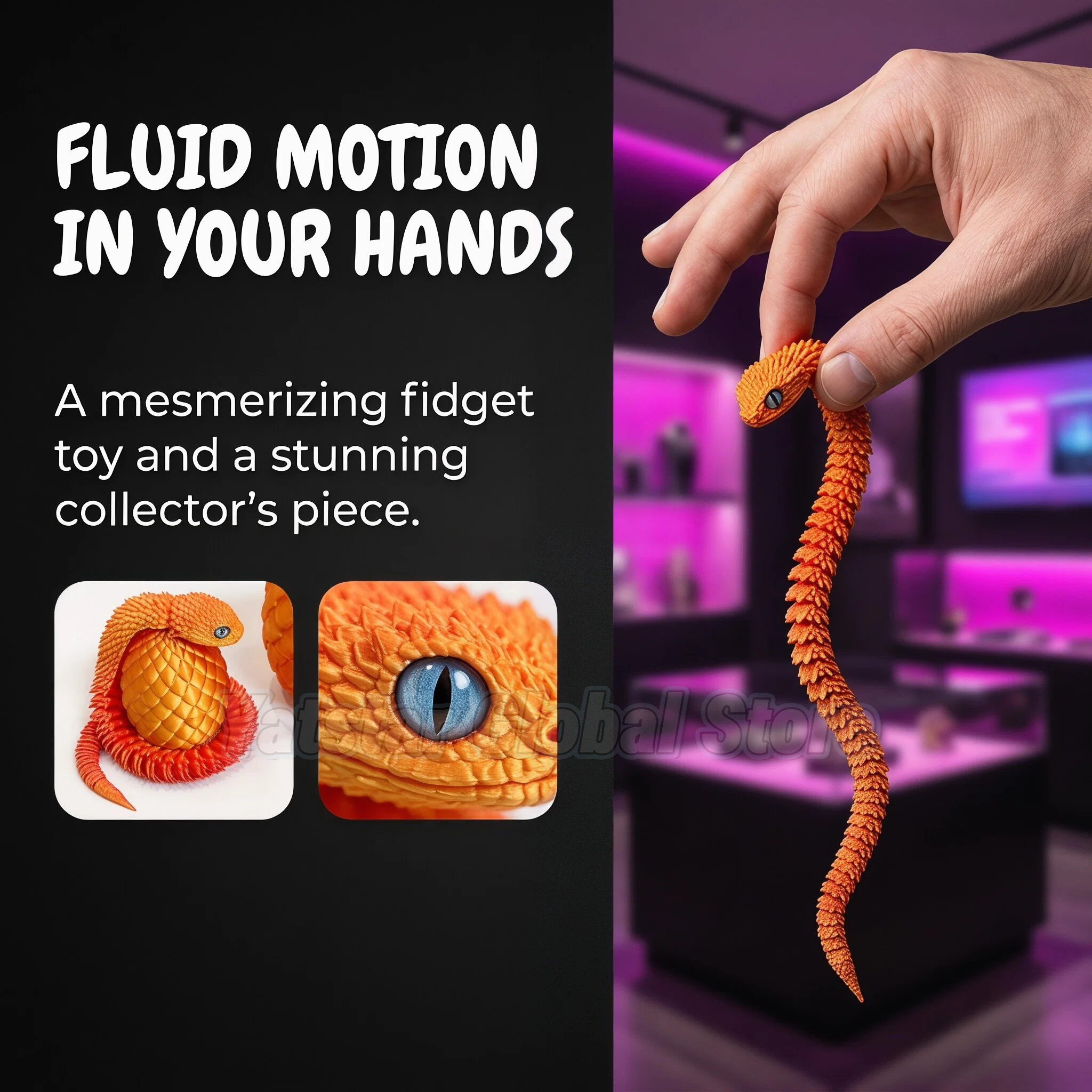 3D Printed Snake Egg Toy Creat - 3D Printing Egg บทวิจารณ์และราคา